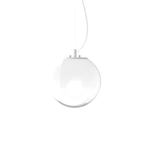 Ideallux MAPA CLEAR SP1 D20 OPAL függeszték fém, üveg, króm, E27 - 346595