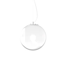Ideallux MAPA CLEAR SP1 D30 OPAL függeszték fém, üveg, króm, E27 - 346601