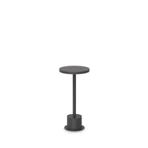 Ideallux TOFFEE PT D160 H025 NERO kültéri állólámpa fém, fekete, LED, 11W, 800lm, 3000K, IP65 - 347820