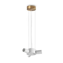 Ideallux SET UP MSP3 OTTONE függeszték fém, sárgaréz, E27 - 348223