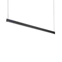 Ideallux STEEL SLIM WIDE 1200 MM 3000K BK függeszték fém, fekete, LED, 35W, 4000lm, 3000K - 348384
