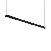 Ideallux STEEL SLIM ACCENT 1200 MM 3000K BK függeszték fém, fekete, LED, 35W, 4000lm, 3000K - 348391