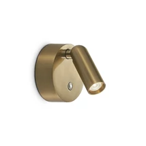 IdealLux BEAN fali lámpa fém, sárgaréz, LED, 3W, 3000K, 200Lm - 350264
