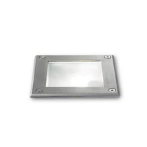IdealLux PARK kültéri beépíthető lámpa fém, üveg, szürke, GU10, IP67 - 351797