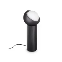 IdealLux BLOOM asztali lámpa fém, üveg, fekete, fehér, G9 - 352848