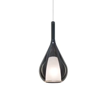 IdealLux KALIQUE függeszték fém, üveg, króm, füstszín, E27 - 353616