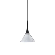 IdealLux COCKTAIL függeszték fém, üveg, fekete, áttetsző, LED, 7W, 3000K, 670Lm - 353647