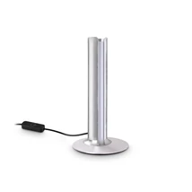 IdealLux DORICA asztali lámpa fém, akril, szürke, fehér, LED, 8W, 3000K, 930Lm - 354149