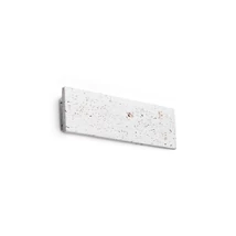 IdealLux ZIG ZAG fali lámpa fém, cementszín, LED, 12,5W, 3000K, 1300Lm - 356679