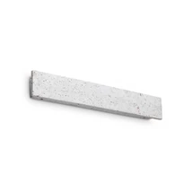 IdealLux ZIG ZAG fali lámpa fém, cementszín, LED, 23W, 3000K, 2100Lm - 356686