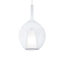 IdealLux KALIQUE függeszték fém, üveg, króm, áttetsző, E27 - 359670