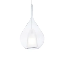 IdealLux KALIQUE függeszték fém, üveg, króm, áttetsző, E27 - 359793