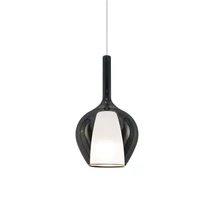 IdealLux KALIQUE függeszték fém, üveg, króm, füstszín, E27 - 359861