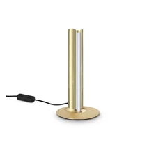 IdealLux DORICA asztali lámpa fém, akril, sárgaréz, fehér, LED, 8W, 3000K, 930Lm - 362533