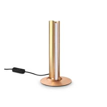 IdealLux DORICA asztali lámpa fém, akril, réz, fehér, LED, 8W, 3000K, 930Lm - 362557