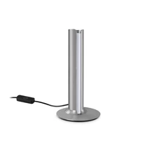IdealLux DORICA asztali lámpa fém, akril, szürke, fehér, LED, 8W, 3000K, 930Lm - 362564