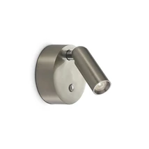 IdealLux BEAN fali lámpa fém, nikkel, LED, 3W, 3000K, 200Lm - 364810
