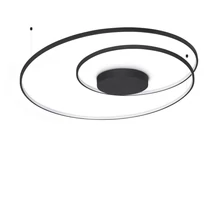 IdealLux OZ mennyezet lámpa fém, akril, fekete, fehér, LED, 75W, 3000K, 8300Lm - 364995