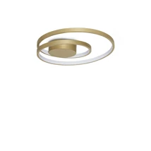 IdealLux OZ mennyezet lámpa fém, akril, sárgaréz, fehér, LED, 38W, 3000K, 4350Lm - 365046
