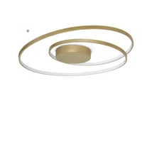 IdealLux OZ mennyezet lámpa fém, akril, sárgaréz, fehér, LED, 52W, 3000K, 6100Lm - 365060