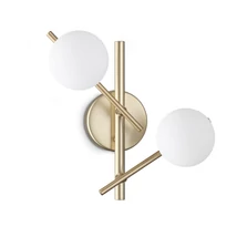 IdealLux ATLAS fali lámpa fém, üveg, arany, fehér, G9 - 365084