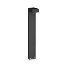 IdealLux SIRIO kültéri állólámpa fém, üveg, fekete, LED, 13W, 3000K, 1100Lm, IP65 - 365398