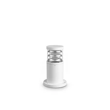 IdealLux TRONCO kültéri állólámpa fém, üveg, fehér, áttetsző, E27, IP65 - 366050