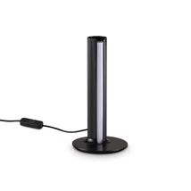 IdealLux DORICA asztali lámpa fém, akril, fekete, fehér, LED, 8W, 3000K, 930Lm - 366081