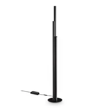 IdealLux DORICA állólámpa fém, akril, fekete, LED, 66W, 3000K, 8500Lm - 366234