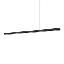 IdealLux DORICA függeszték fém, akril, fekete, opál, LED, 35W, 3000K, 4000Lm - 366401