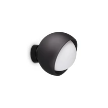 IdealLux BLOOM fali lámpa fém, üveg, fekete, fehér, E27 - 366562