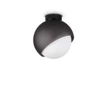 IdealLux BLOOM mennyezet lámpa fém, üveg, fekete, fehér, E27 - 366586