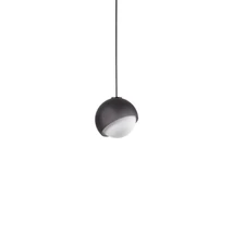 IdealLux BLOOM függeszték fém, üveg, fekete, fehér, E27 - 366654