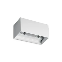IdealLux ATOM fali lámpa fém, üveg, fehér, LED, 25W, 4000K, 2400Lm, IP54 - 366869