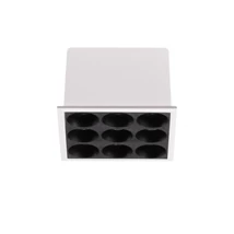 IdealLux LIKA beépíthető lámpa fém, műanyag, fehér, LED, 10W, 3000K, 1050Lm - 367286