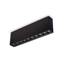 IdealLux LIKA mennyezet lámpa fém, fekete, LED, 21W, 3000K, 2450Lm - 369945