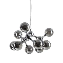 IdealLux NODI függeszték fém, üveg, króm, E14 - 370002