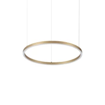 IdealLux ORACLE függeszték fém, akril, sárgaréz, LED, 29W, 3000K, 3250Lm - 370408