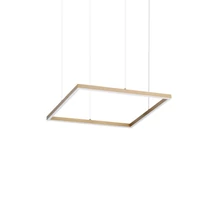 IdealLux ORACLE függeszték fém, akril, sárgaréz, LED, 33W, 3000K, 3050Lm - 370415