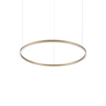 IdealLux ORACLE függeszték fém, akril, sárgaréz, LED, 37W, 3000K, 4350Lm - 370446