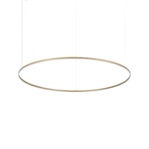IdealLux ORACLE függeszték fém, akril, sárgaréz, LED, 81W, 3000K, 9300Lm - 370569