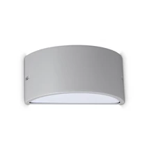 IdealLux REX kültéri fali lámpa fém, műanyag, szürke, fehér, E27, IP44 - 370965