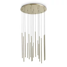 IdealLux LOOK függeszték fém, sárgaréz, LED, 31W, 3000K, 3100Lm - 371153