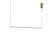 IdealLux ESSENCE függeszték fém, akril, sárgaréz, LED, 19W, 3000K, 2250Lm - 371795