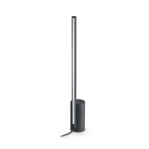 IdealLux ESSENCE asztali lámpa fém, akril, fekete, fehér, LED, 12W, 3000K, 1400Lm - 371870