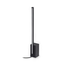 IdealLux ESSENCE asztali lámpa fém, akril, fekete, fehér, LED, 12W, 3000K, 1400Lm - 371900