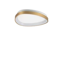 IdealLux GEMINI mennyezet lámpa fém, műanyag, sárgaréz, fehér, LED, 24W, 4000K, 2950Lm - 372051