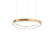 IdealLux GEMINI függeszték fém, műanyag, sárgaréz, fehér, LED, 36W, 4000K, 4350Lm - 372143