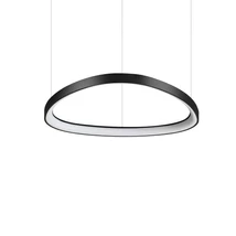 IdealLux GEMINI függeszték fém, műanyag, fekete, fehér, LED, 47W, 4000K, 5400Lm - 372167
