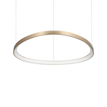 IdealLux GEMINI függeszték fém, műanyag, sárgaréz, fehér, LED, 56W, 4000K, 6600Lm - 372204